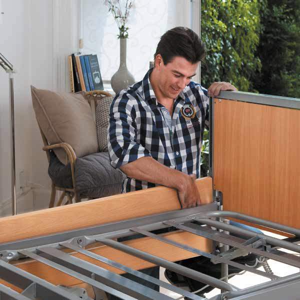 immagine montaggio letto elettrico